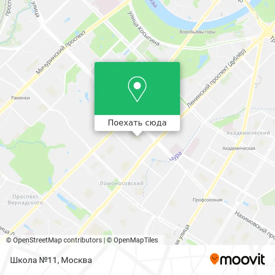Карта Школа №11