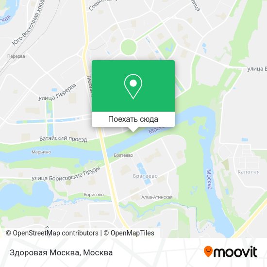 Карта Здоровая Москва