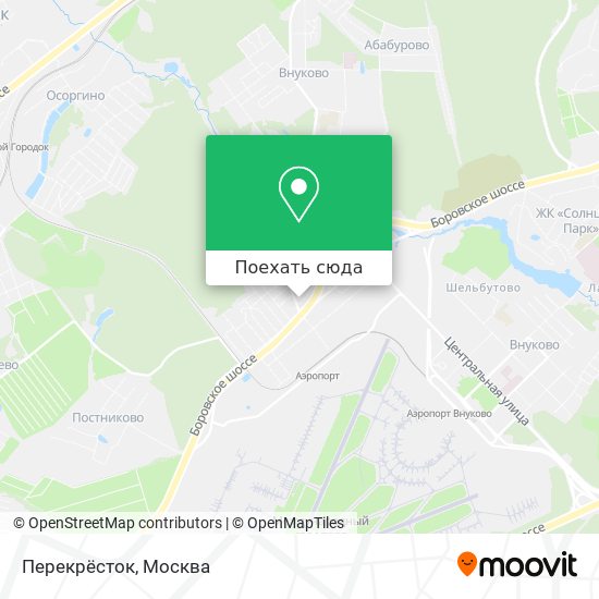 Карта Перекрёсток