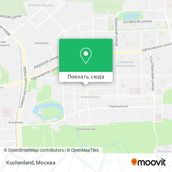 Карта Kuchenland