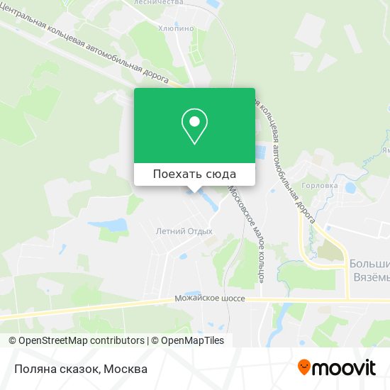 Карта Поляна сказок
