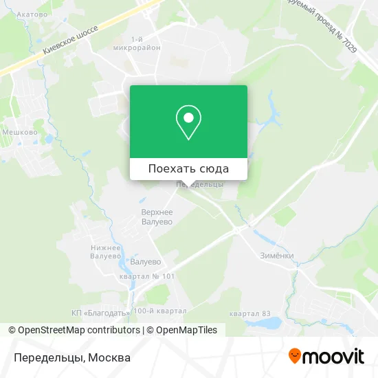 Карта Передельцы