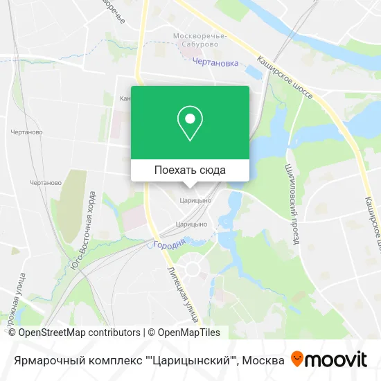 Карта Ярмарочный комплекс ""Царицынский""