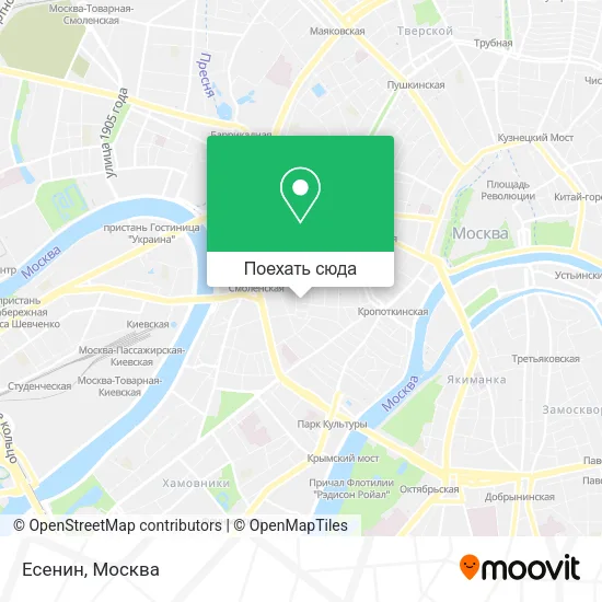 Карта Есенин