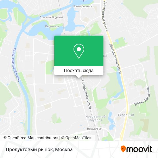 Карта Продуктовый рынок