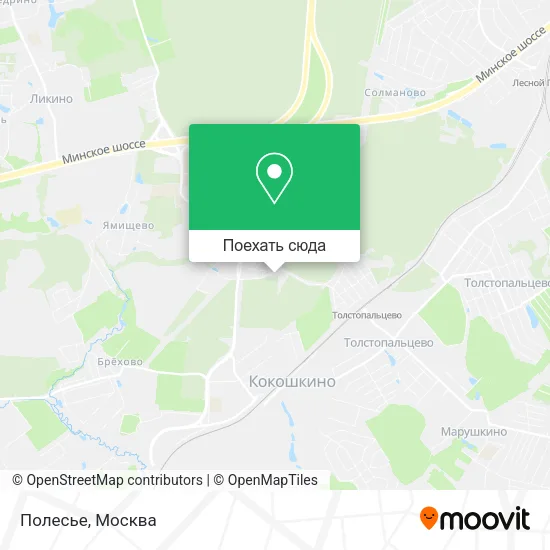 Карта Полесье