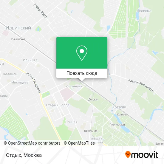 Карта Отдых