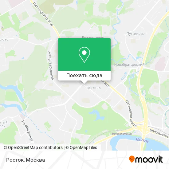 Карта Росток