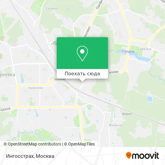 Карта Ингосстрах