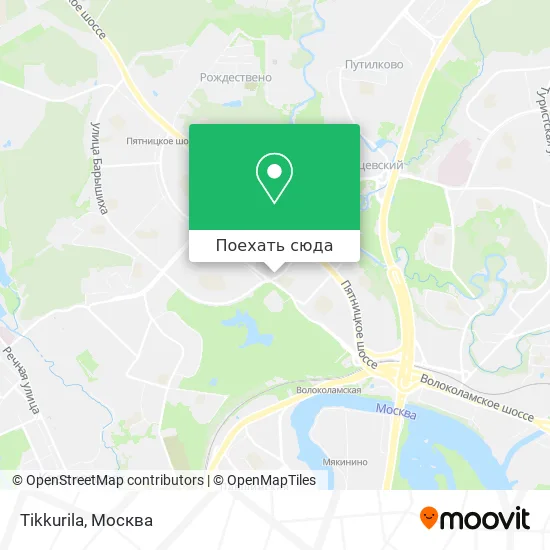 Карта Tikkurila