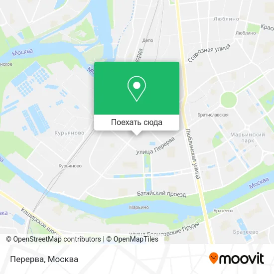 Карта Перерва