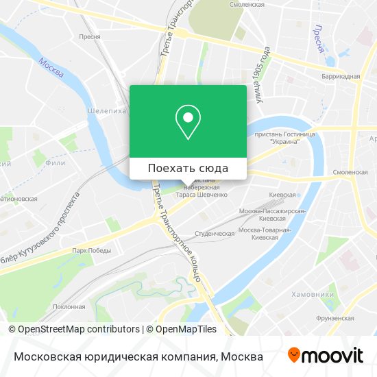 Карта Московская юридическая компания