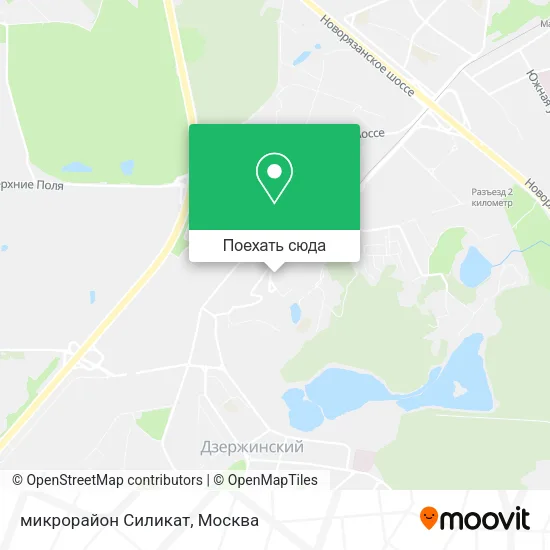 Карта микрорайон Силикат