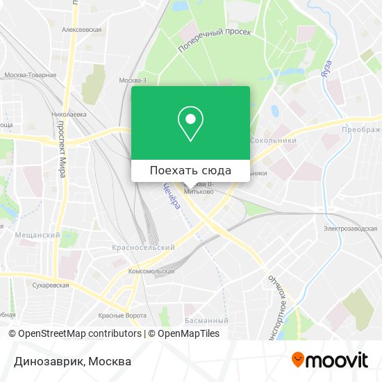 Карта Динозаврик