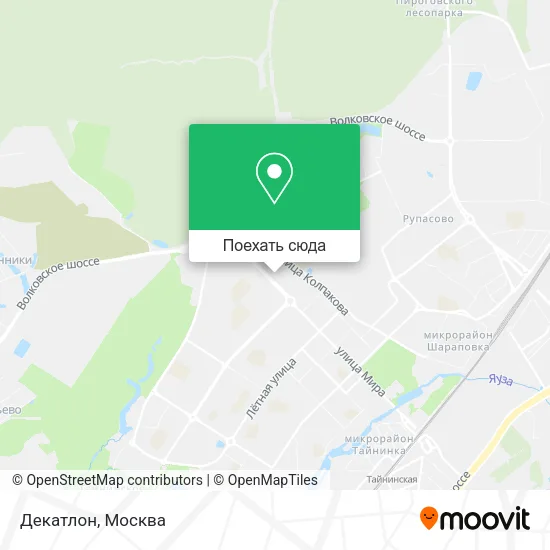 Карта Декатлон