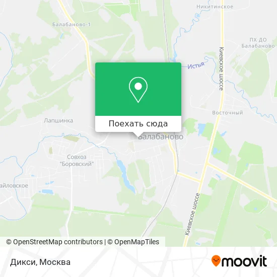 Карта Дикси