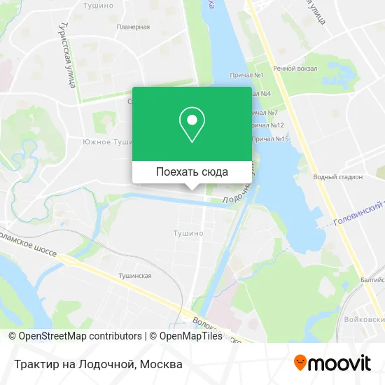 Карта Трактир на Лодочной