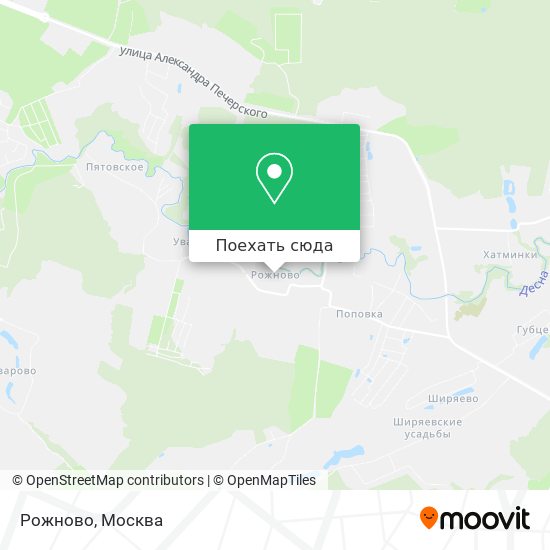 Карта Рожново