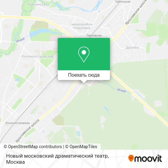 Карта Новый московский драматический театр