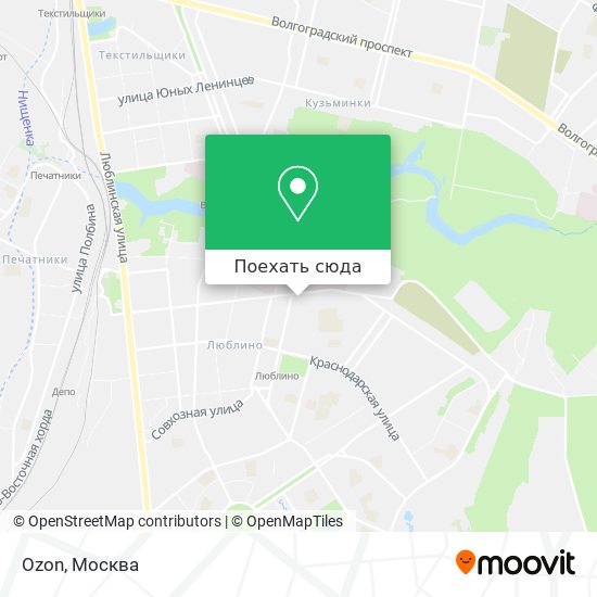 Карта Ozon