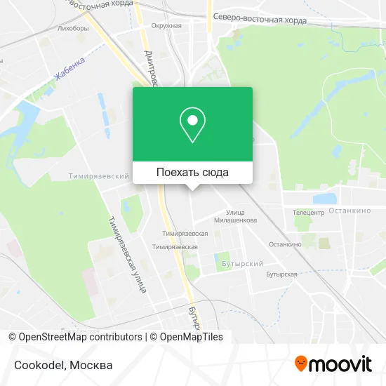Карта Cookodel