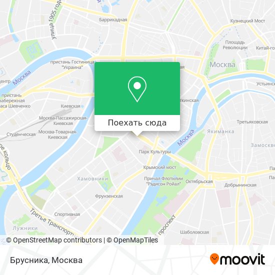 Хамовники карта района в москве