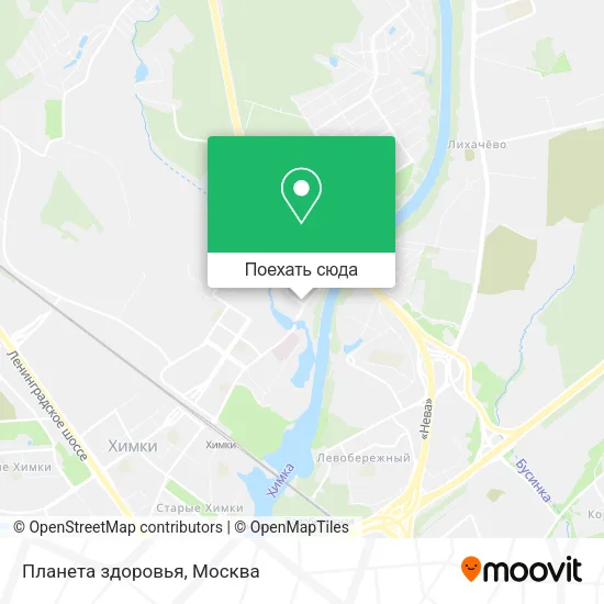 Карта Планета здоровья