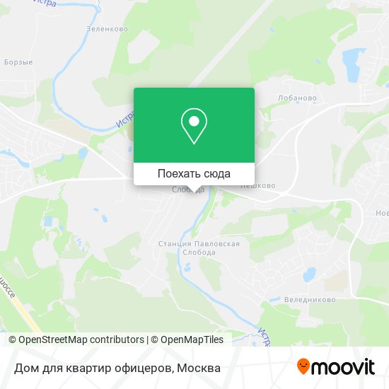 Карта Дом для квартир офицеров