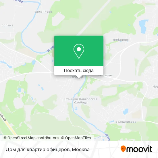 Карта Дом для квартир офицеров