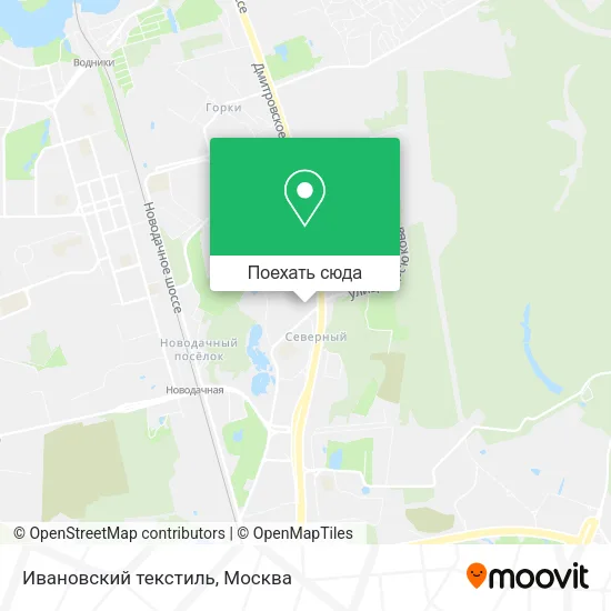 Карта Ивановский текстиль