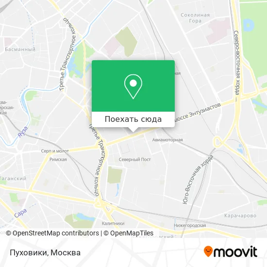 Карта Пуховики