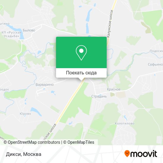 Карта Дикси