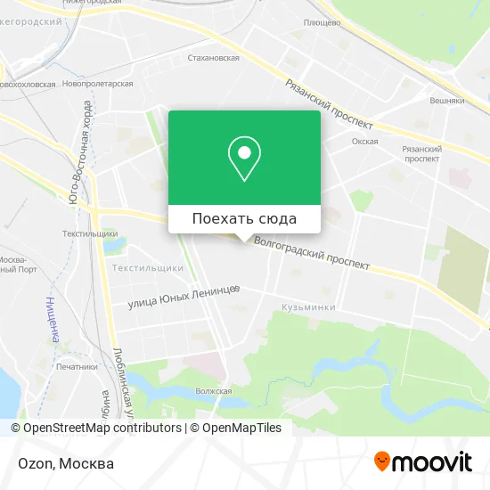 Карта Ozon