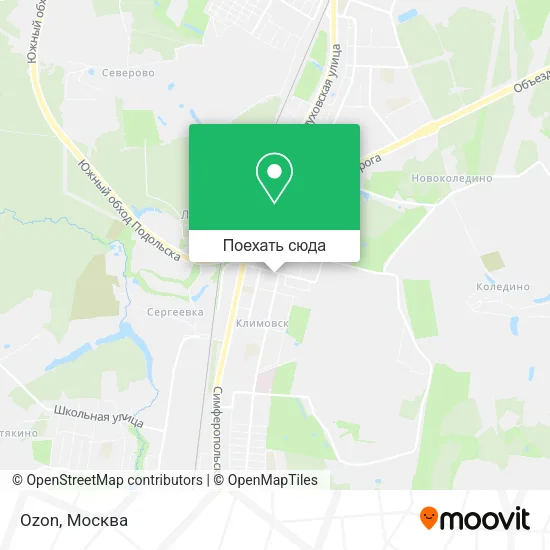 Карта Ozon