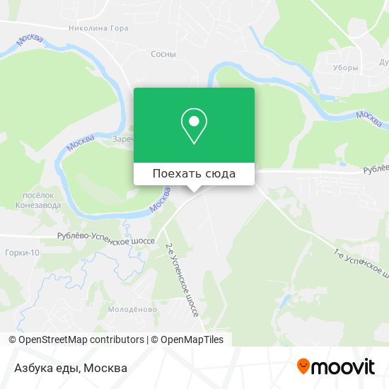 Карта Азбука еды
