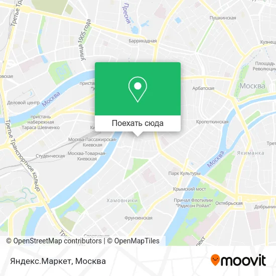 Карта Яндекс.Маркет