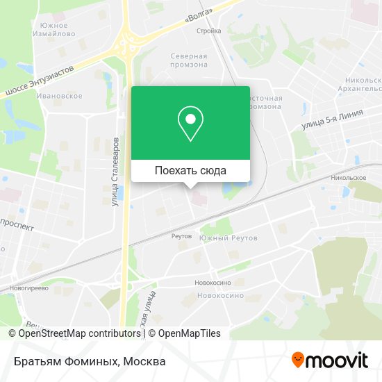 Карта Братьям Фоминых
