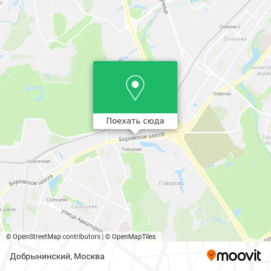 Карта Добрынинский