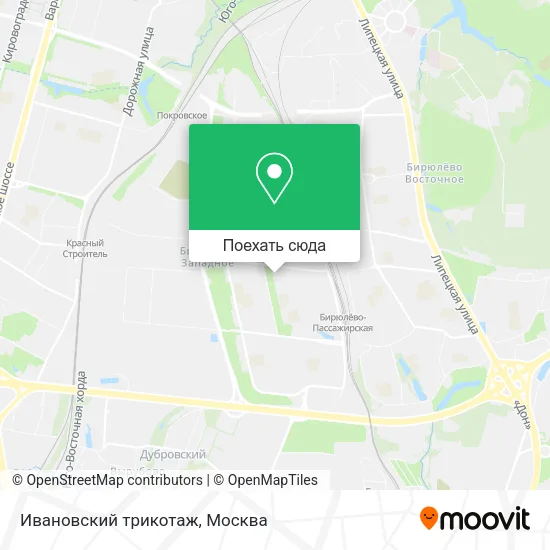 Карта Ивановский трикотаж