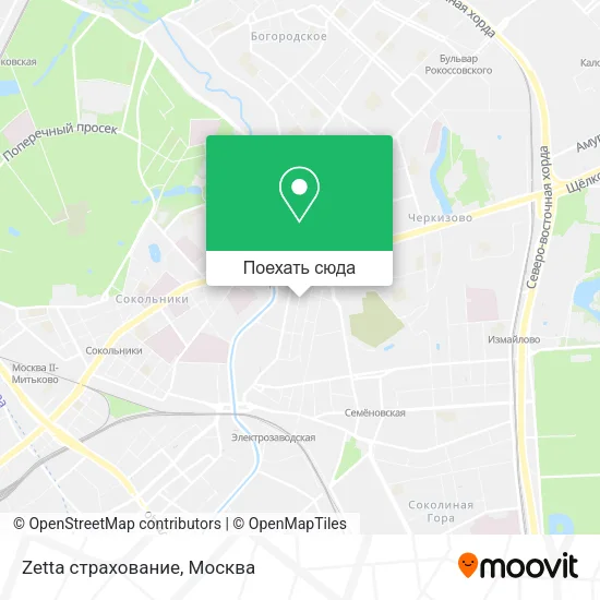 Карта Zetta страхование