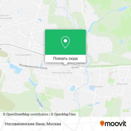 Карта Носовихинские бани