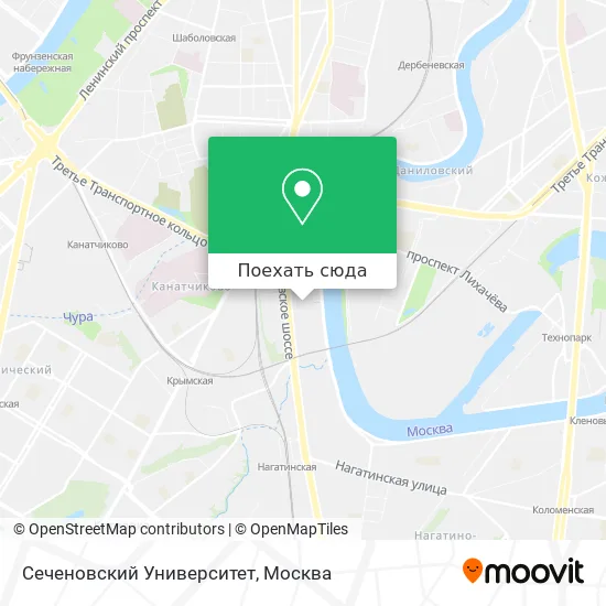 Карта Сеченовский Университет