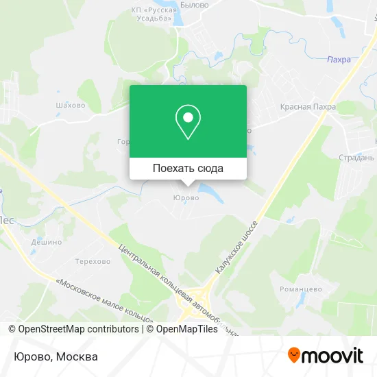 Карта Юрово