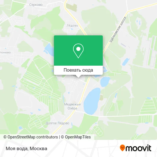 Карта Моя вода