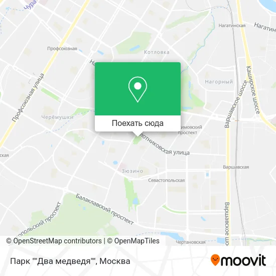 Карта Парк ""Два медведя""