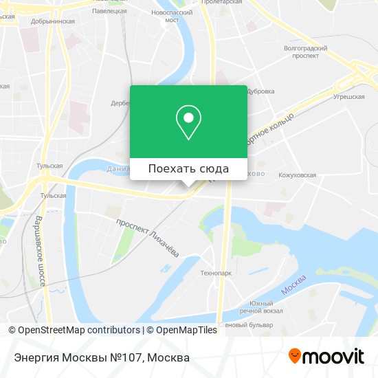 Карта Энергия Москвы №107