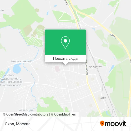 Карта Ozon