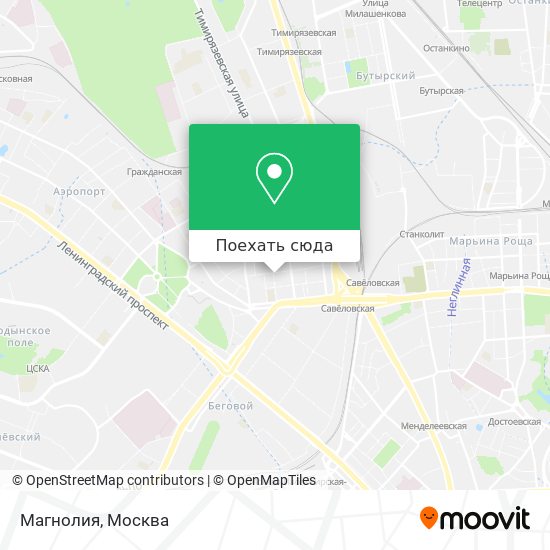 Карта Магнолия