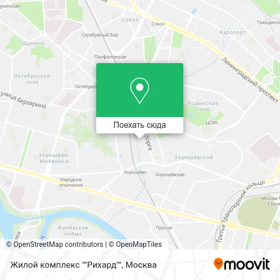 Карта Жилой комплекс ""Рихард""