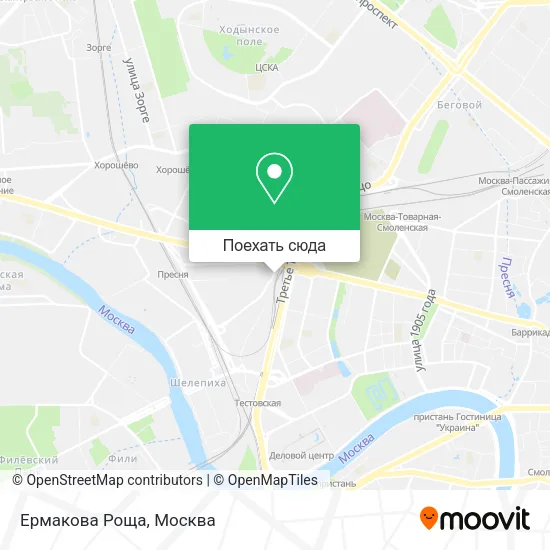 Карта Ермакова Роща